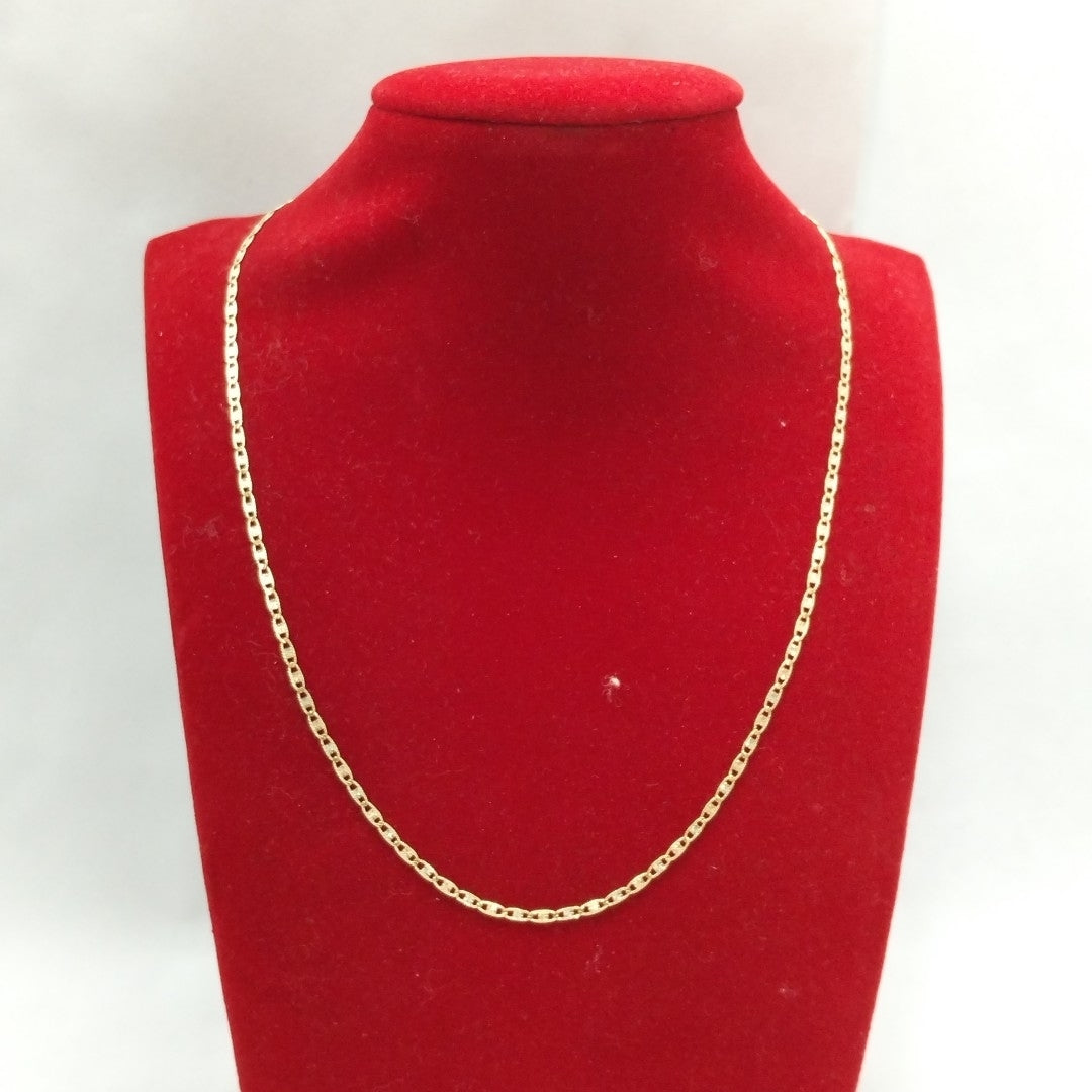 CADENA ORO, ORO COMBINADO 14 K 2.4 GRMS (SEMINUEVO)