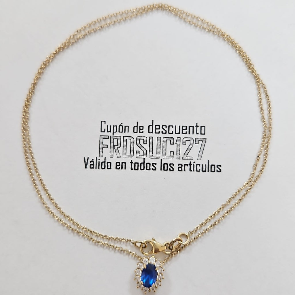 CADENA, DIJE ORO 14 K 2 GRMS (SEMINUEVO)