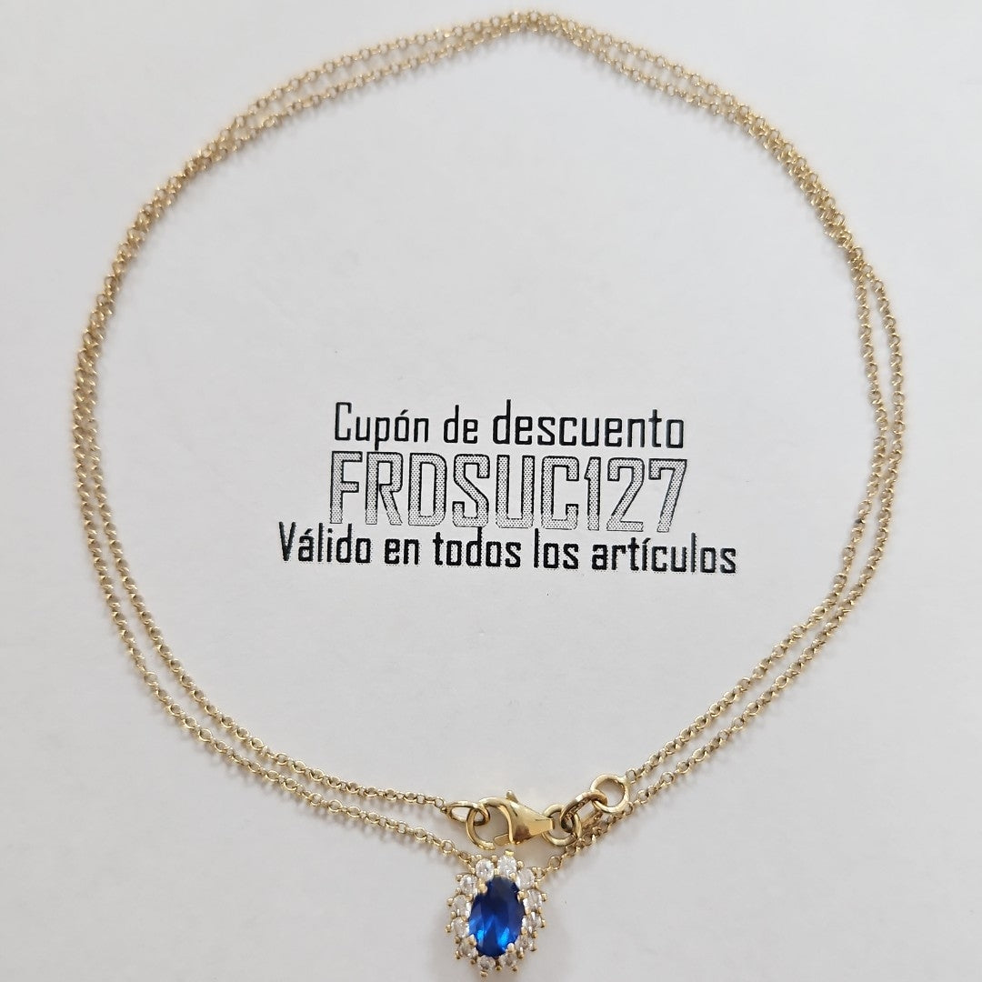 CADENA, DIJE ORO 14 K 2 GRMS (SEMINUEVO)