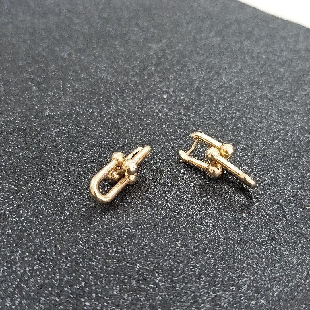 ARETES PAR ORO 14 K 9.4 GRMS (SEMINUEVO)