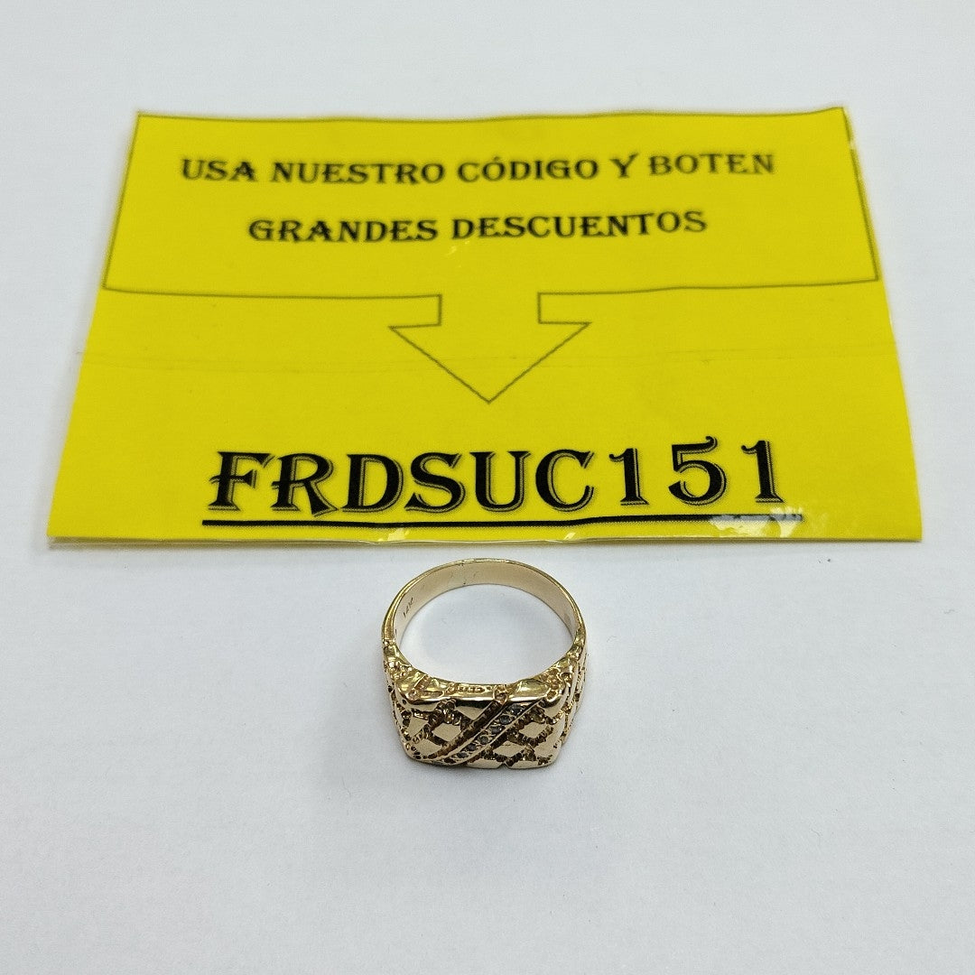 ANILLO ORO 14 K 9.4 GRMS (SEMINUEVO)