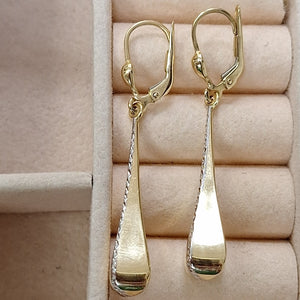 ARETES PAR ORO 14 K 2,70 GRMS (SEMINUEVO)