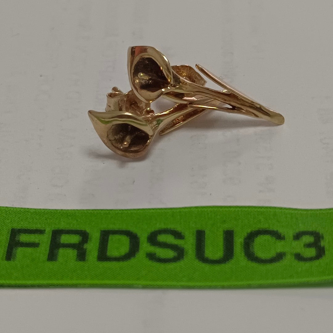 ARETES PAR ORO 14 K 2.3 GRMS (SEMINUEVO)