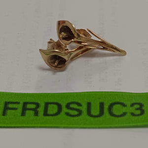ARETES PAR ORO 14 K 2.3 GRMS (SEMINUEVO)