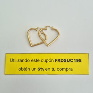 ARRACADAS PAR ORO 14 K 3,00 GRMS (SEMINUEVO)