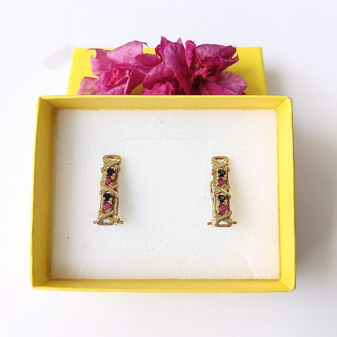 ARETES PAR ORO 14 K 6.8 GRMS (SEMINUEVO)