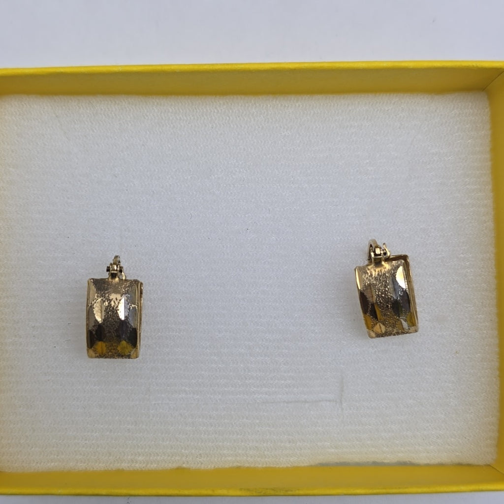 ARRACADAS PAR ORO 10 K 1.9 GRMS (SEMINUEVO)