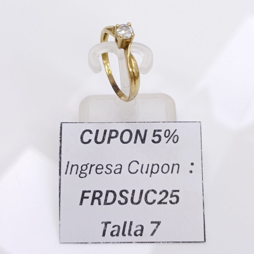 ANILLITO ORO 14 K 1.9 GRMS (SEMINUEVO)