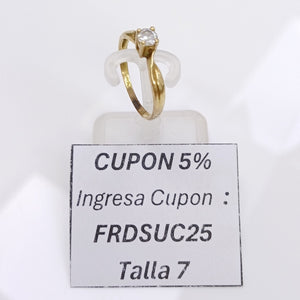 ANILLITO ORO 14 K 1.9 GRMS (SEMINUEVO)