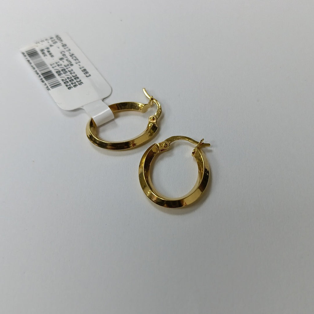 ARETES PAR, ARRACADAS PAR ORO 14 K 1.3 GRMS (SEMINUEVO)