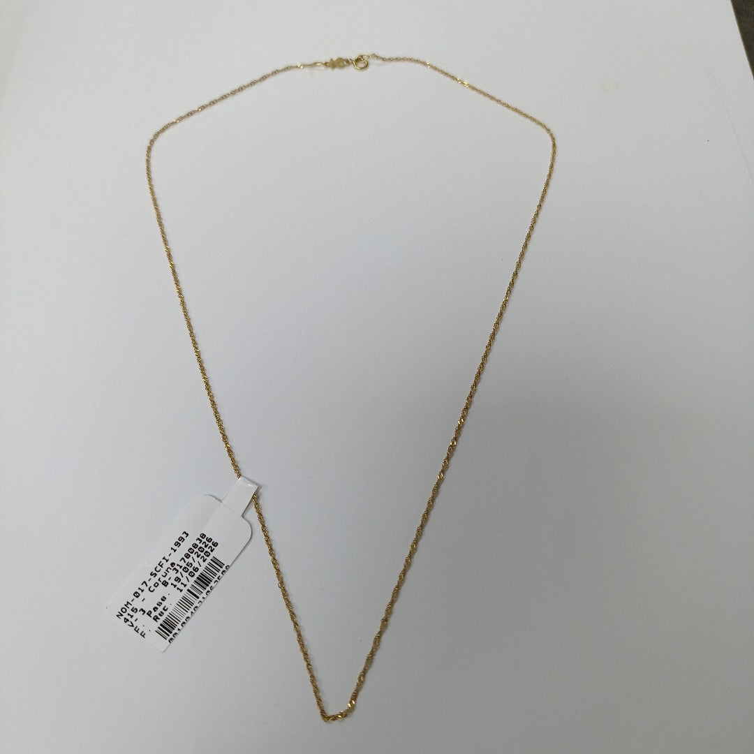 CADENA ORO 18 K 1.1 GRMS (SEMINUEVO)