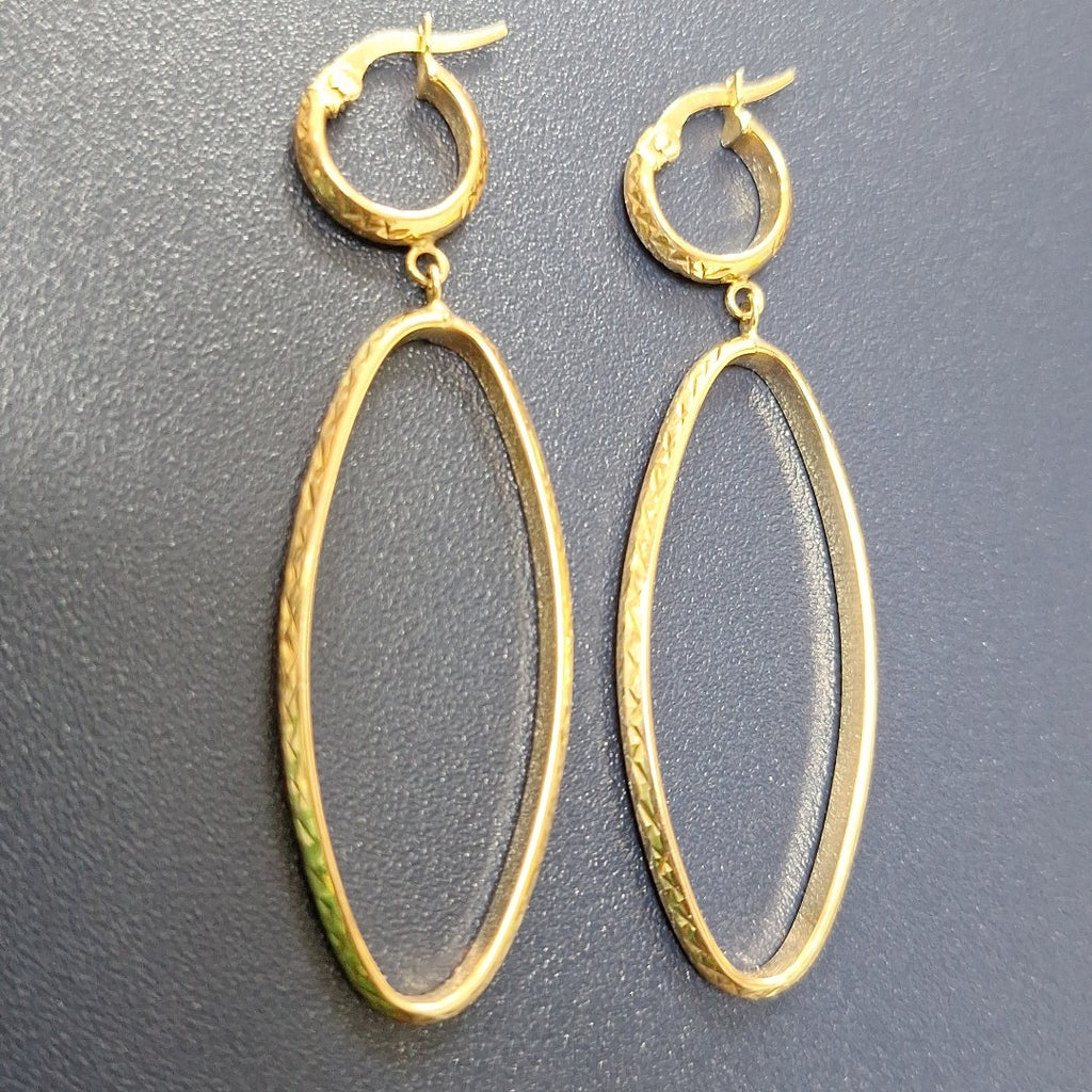ARETES PAR ORO 14 K 2,50 GRMS (SEMINUEVO)