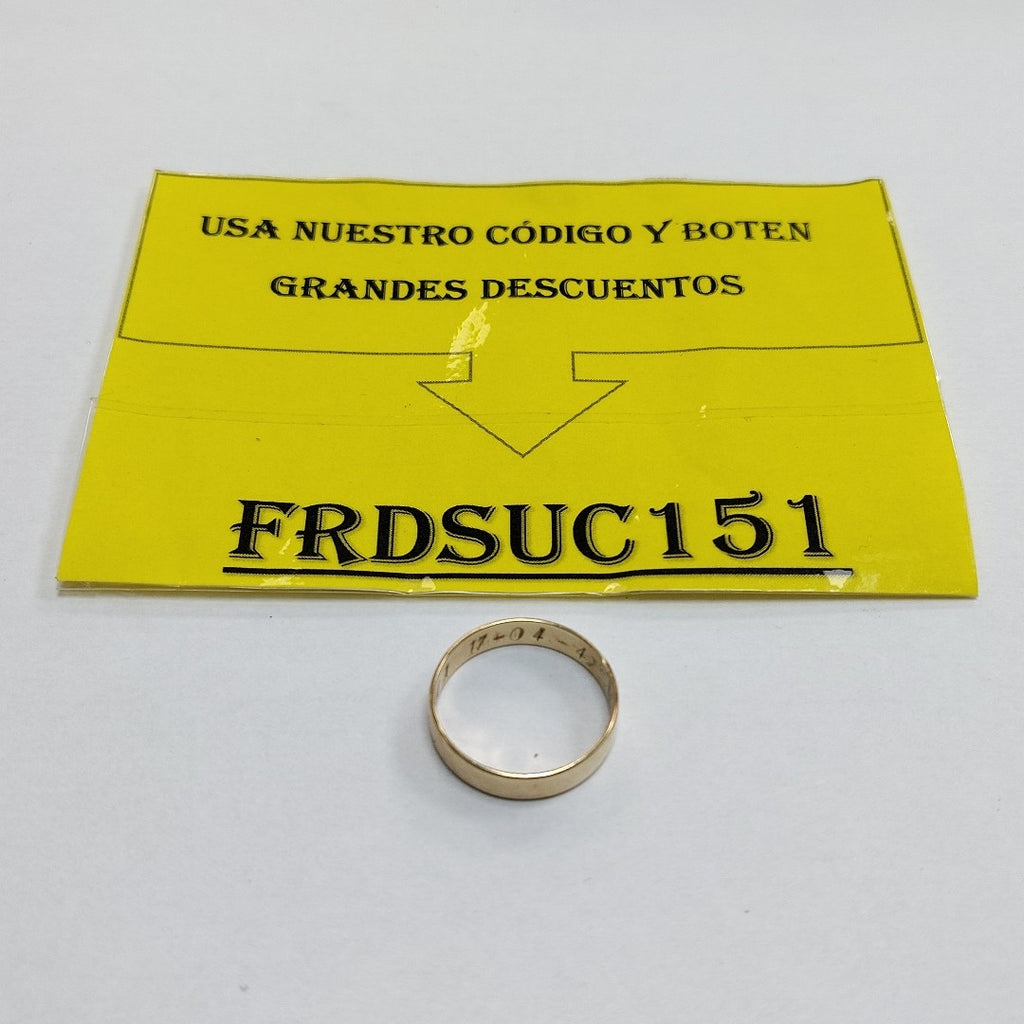 ARGOLLA ORO 10 K 2,10 GRMS (SEMINUEVO)