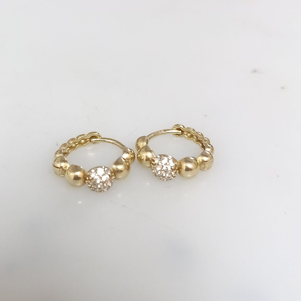 ARETES PAR ORO 10 K 2.1 GRMS (SEMINUEVO)