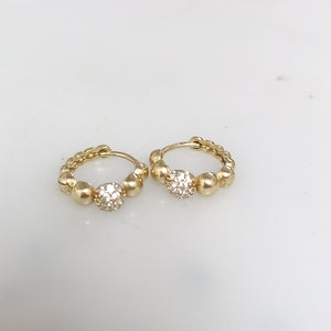 ARETES PAR ORO 10 K 2.1 GRMS (SEMINUEVO)