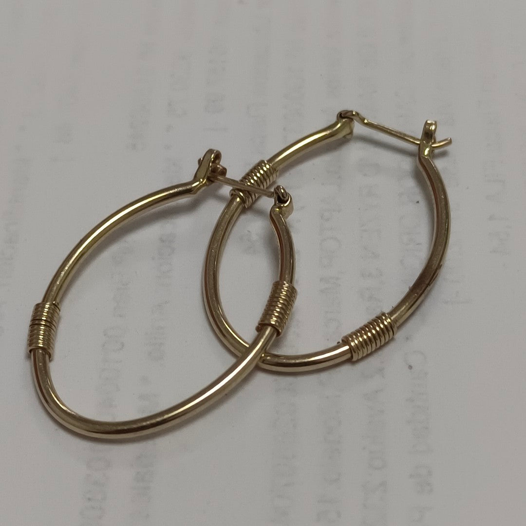 ARRACADAS PAR ORO 14 K 3,00 GRMS (SEMINUEVO)