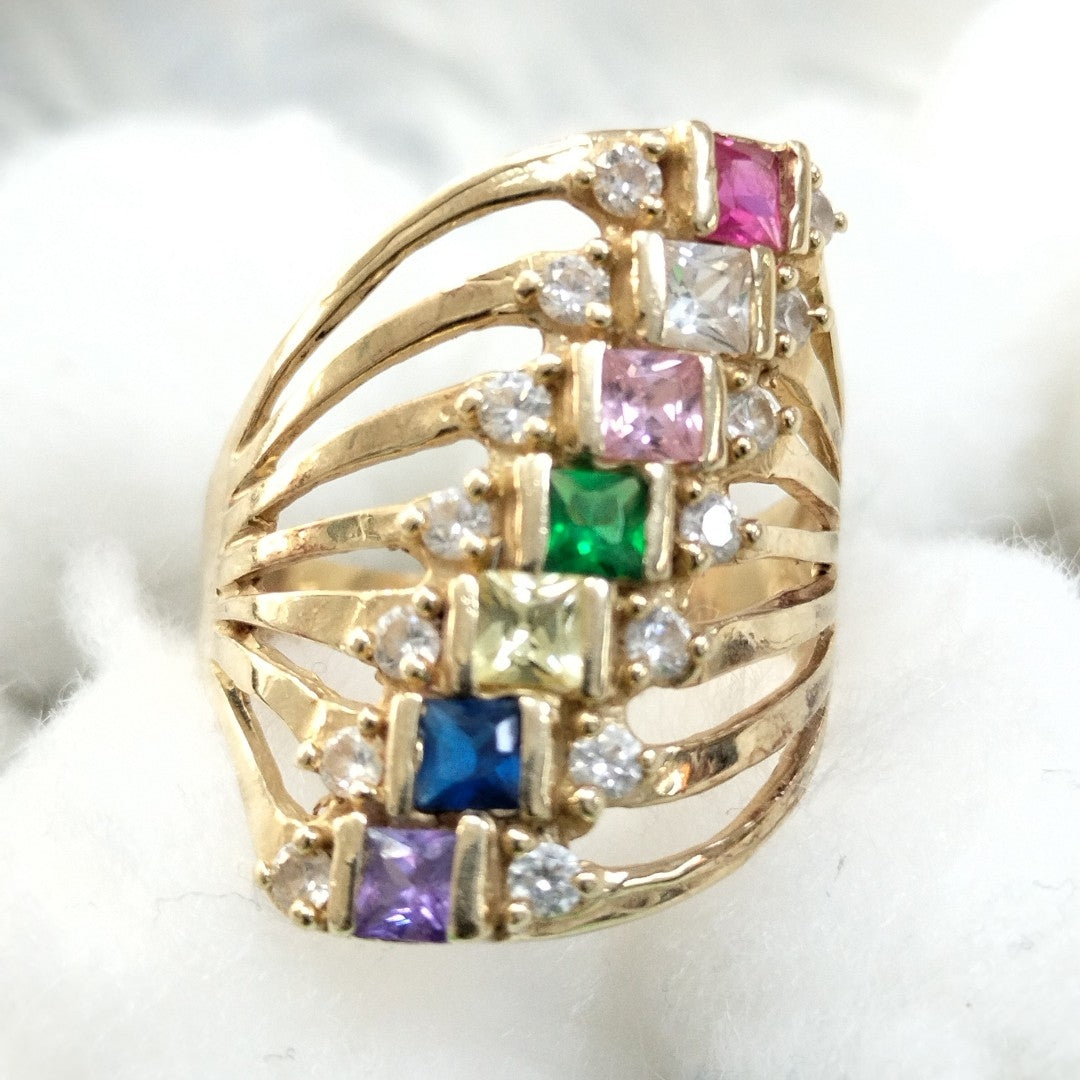 ANILLO ORO 14 K 6 GRMS (SEMINUEVO)