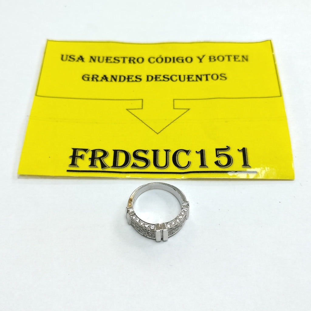 ANILLITO ORO BLANCO 16K 6.8 GRMS (SEMINUEVO)