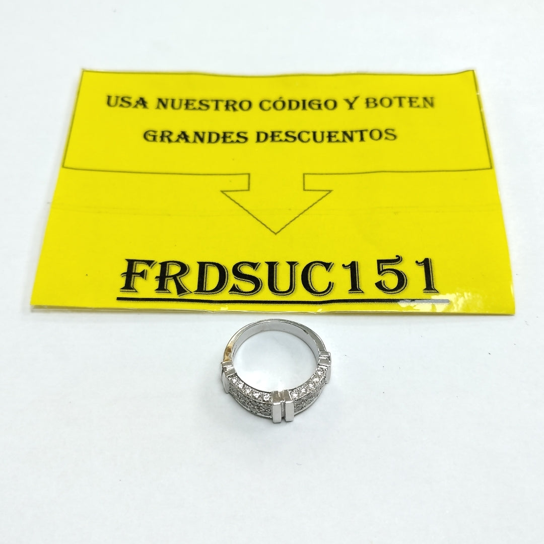 ANILLITO ORO BLANCO 16K 6.8 GRMS (SEMINUEVO)