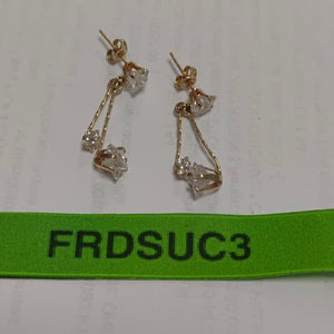 ARETES PAR ORO 14 K 1,80 GRMS (SEMINUEVO)