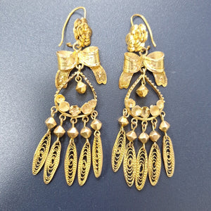 ARETES PAR ORO 10 K 18 GRMS (SEMINUEVO)