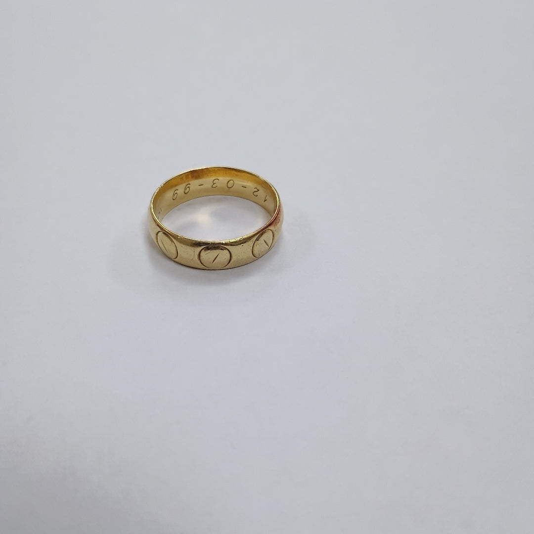 ARGOLLA ORO 14 K 6,10 GRMS (SEMINUEVO)
