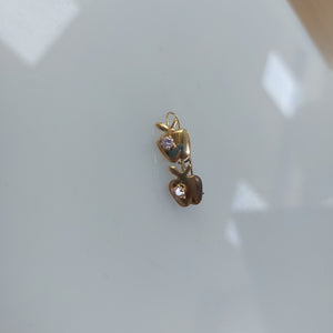 ARETES PAR ORO 8 K 0.9 GRMS (SEMINUEVO)