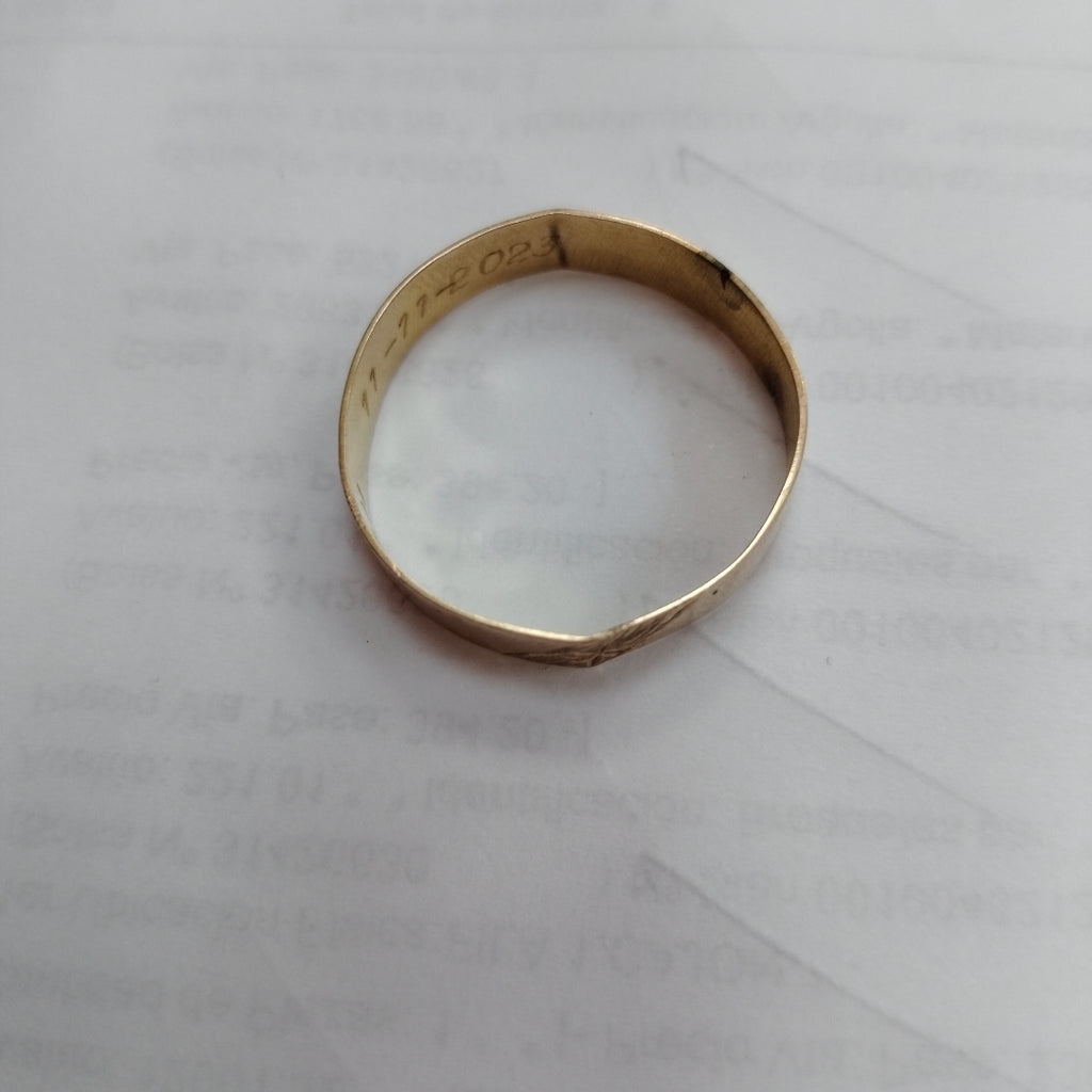 ARGOLLA ORO 10 K 2.7 GRMS (SEMINUEVO)