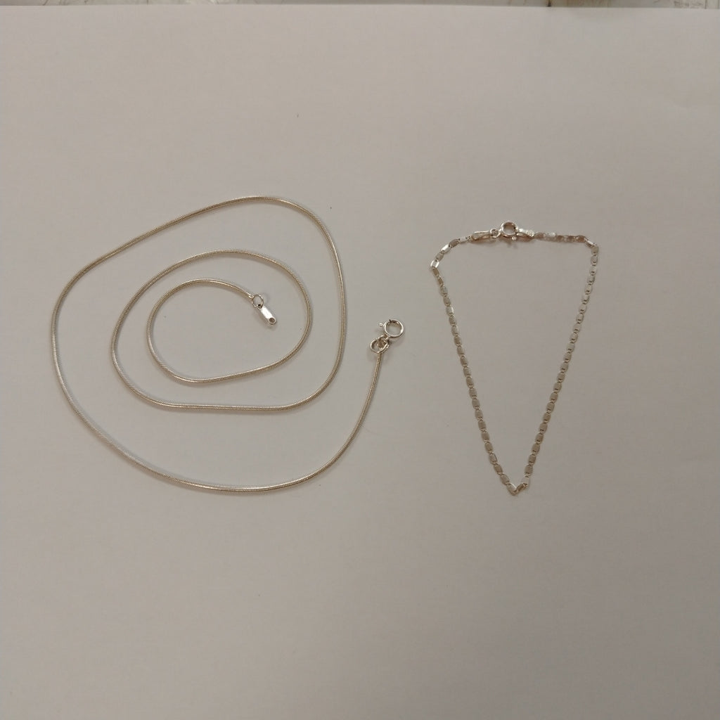 CADENA, PULSERA PLATA 5.5 GRMS (SEMINUEVO)