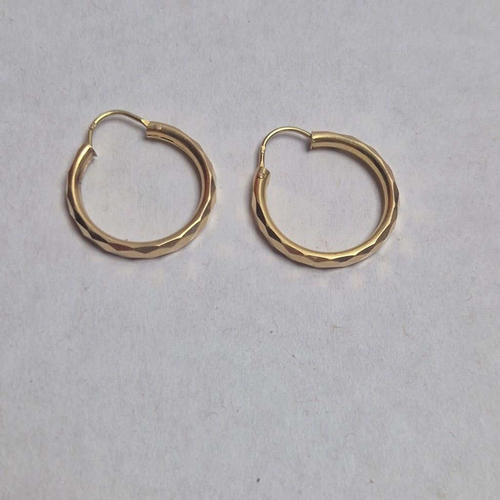 ARRACADAS PAR ORO 14 K 3.3 GRMS (SEMINUEVO)