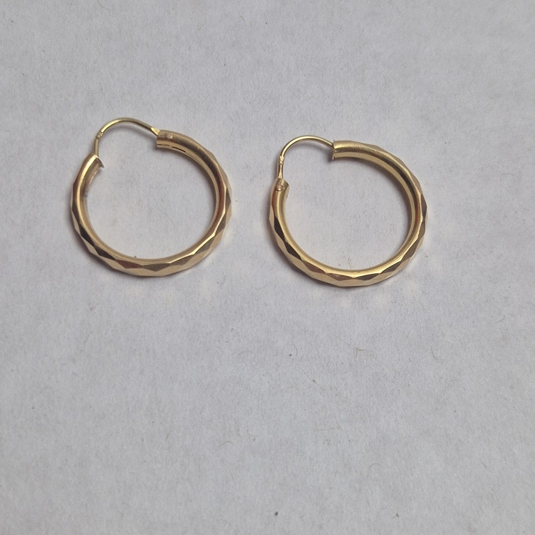 ARRACADAS PAR ORO 14 K 3.3 GRMS (SEMINUEVO)
