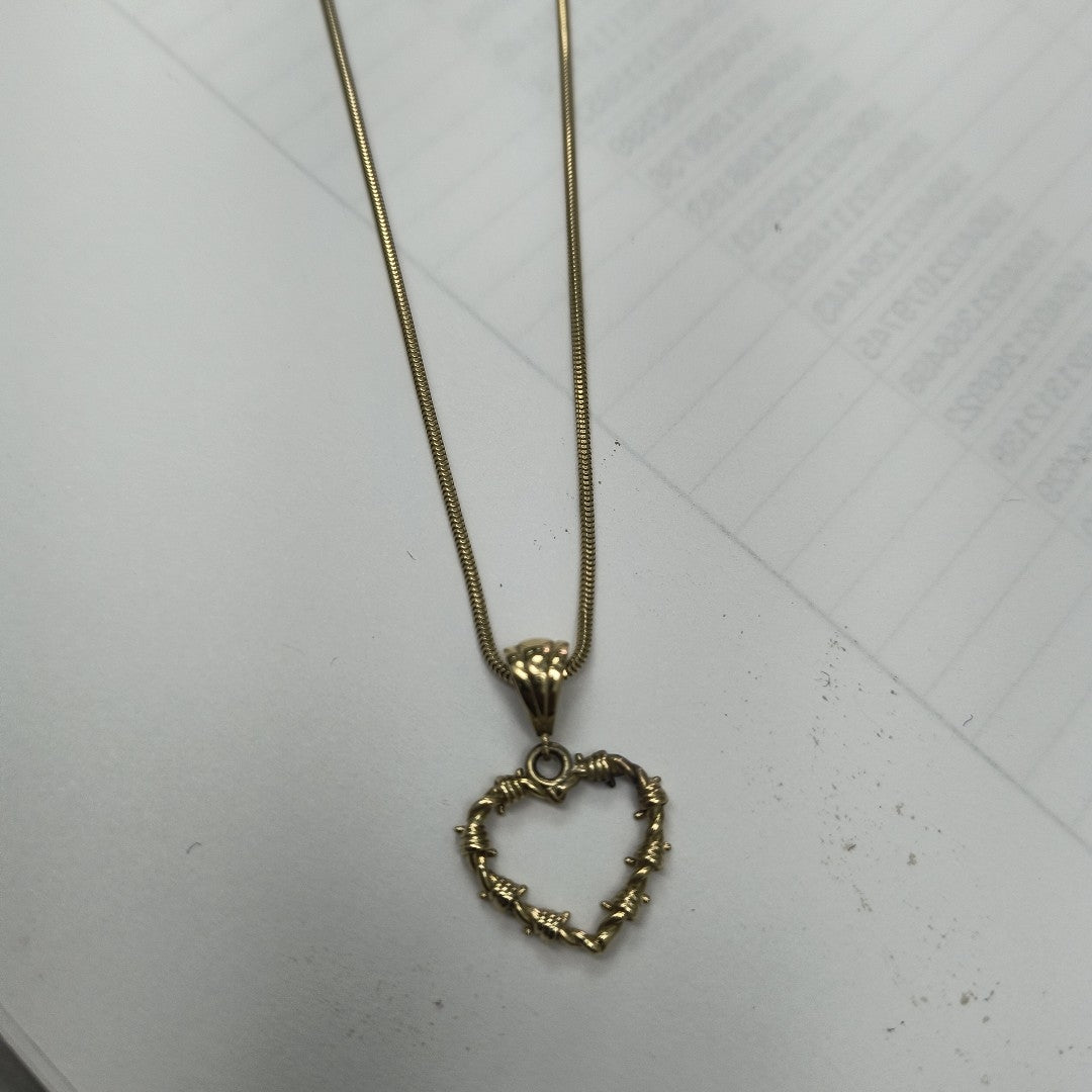 CADENA, DIJE ORO 10 K 4.5 GRMS (SEMINUEVO)