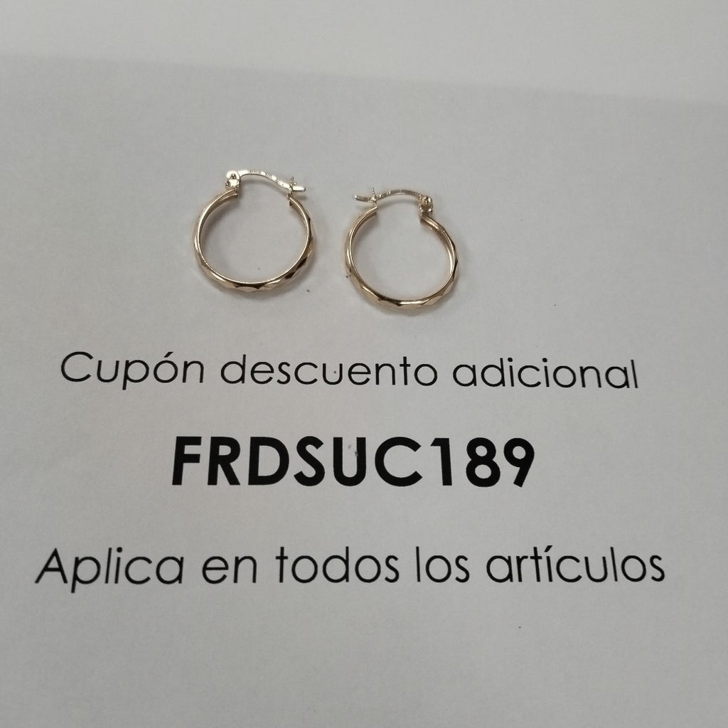 ARRACADAS PAR ORO 10 K 1,40 GRMS (SEMINUEVO)