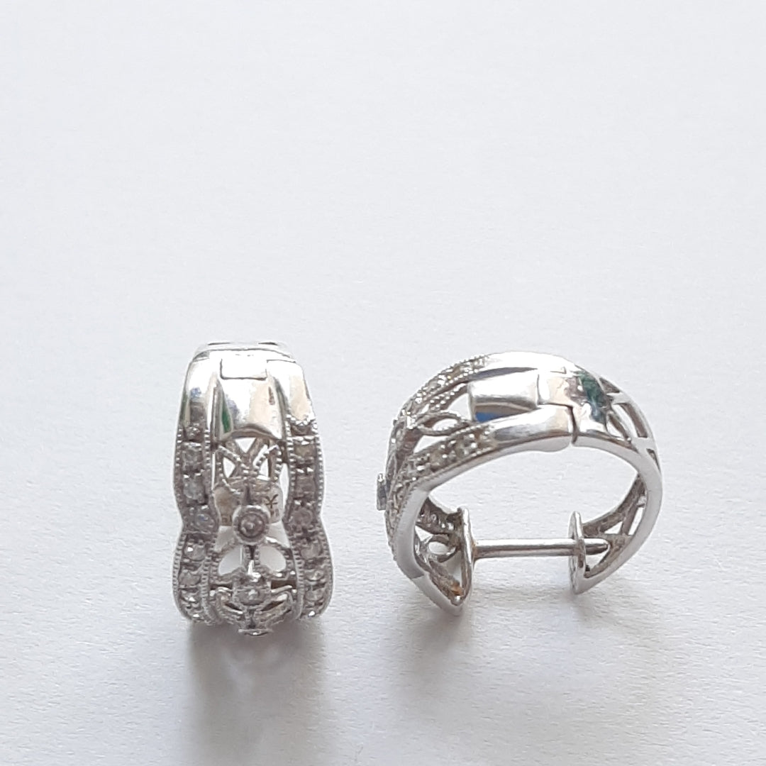 ARRACADAS PAR ORO 14 K 3.9 GRMS (SEMINUEVO)
