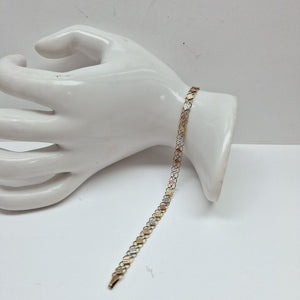 PULSERA ORO COMBINADO 10 K 2.7 GRMS (SEMINUEVO)