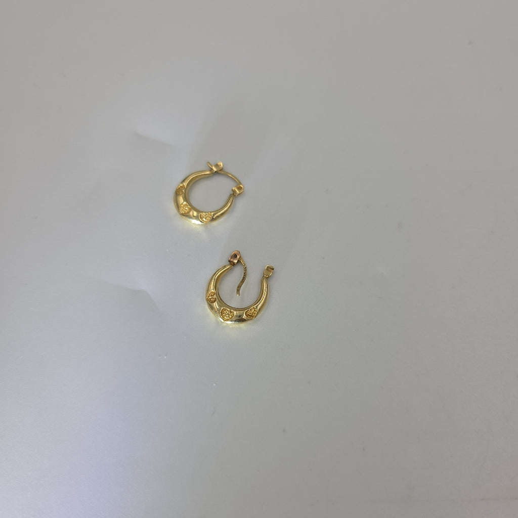 ARRACADAS PAR ORO 14 K 1.3 GRMS (SEMINUEVO)