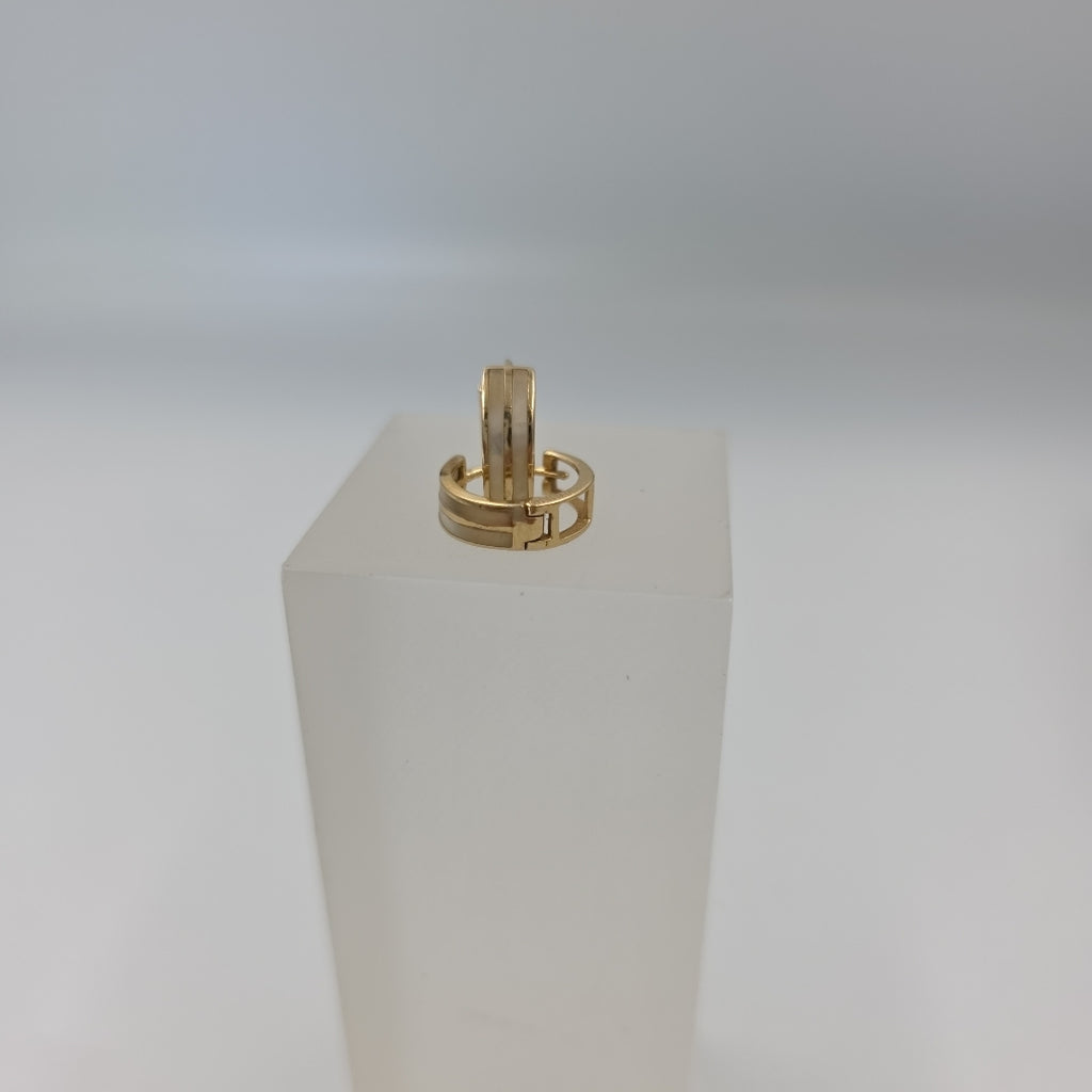 ARRACADAS PAR ORO 14 K 1.5 GRMS (SEMINUEVO)