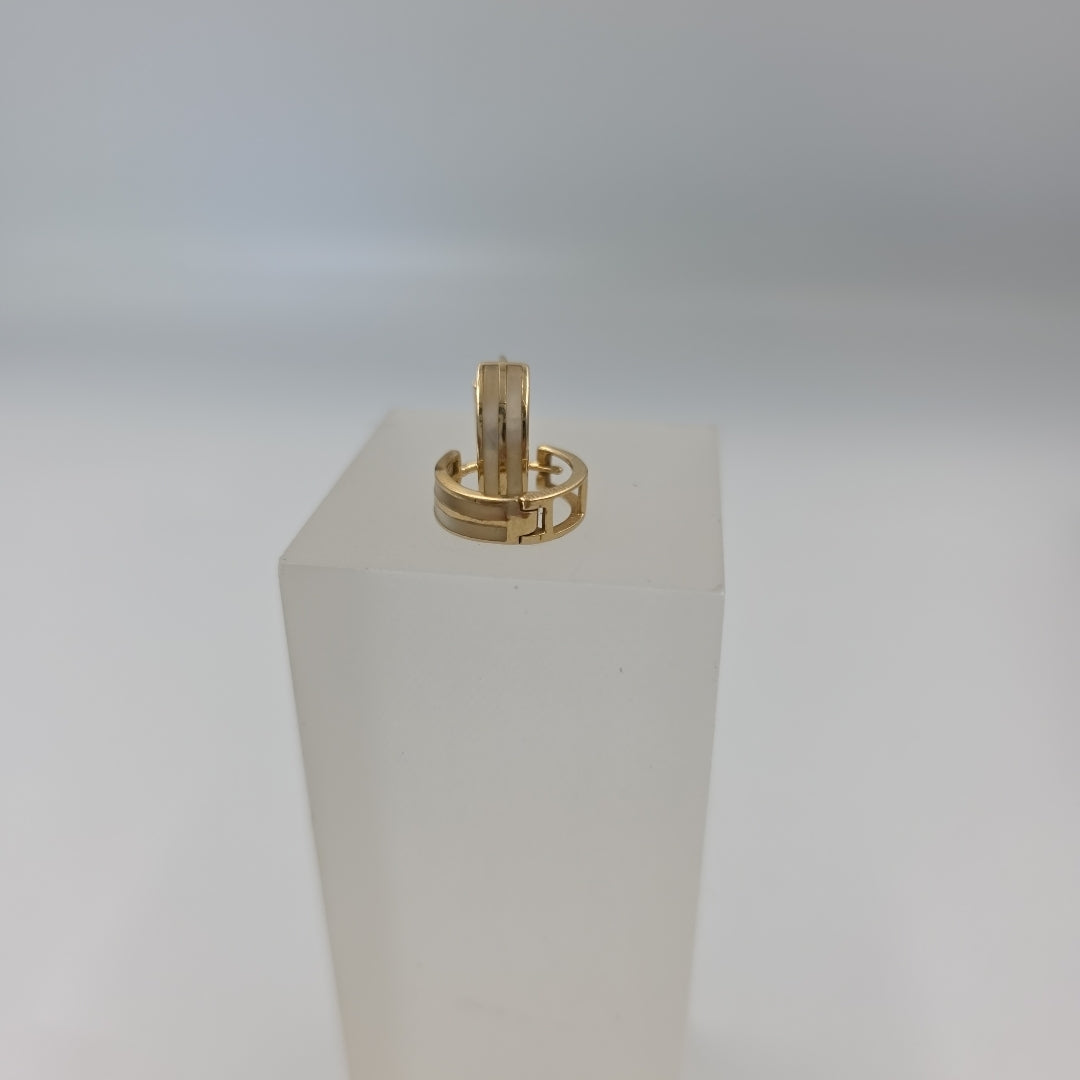 ARRACADAS PAR ORO 14 K 1.5 GRMS (SEMINUEVO)