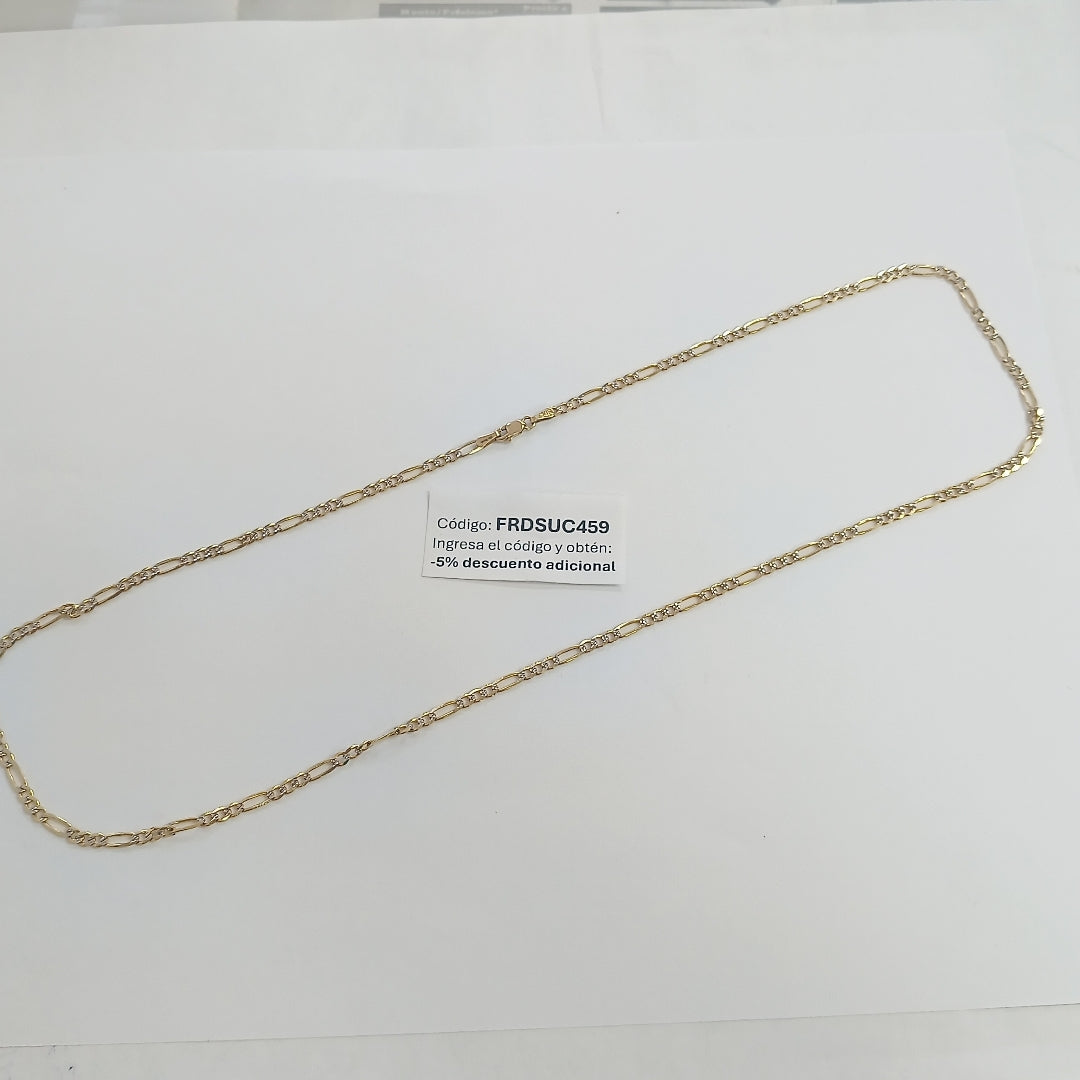 CADENA TEJIDO 3X1 9.1G 60 CM (NUEVO)