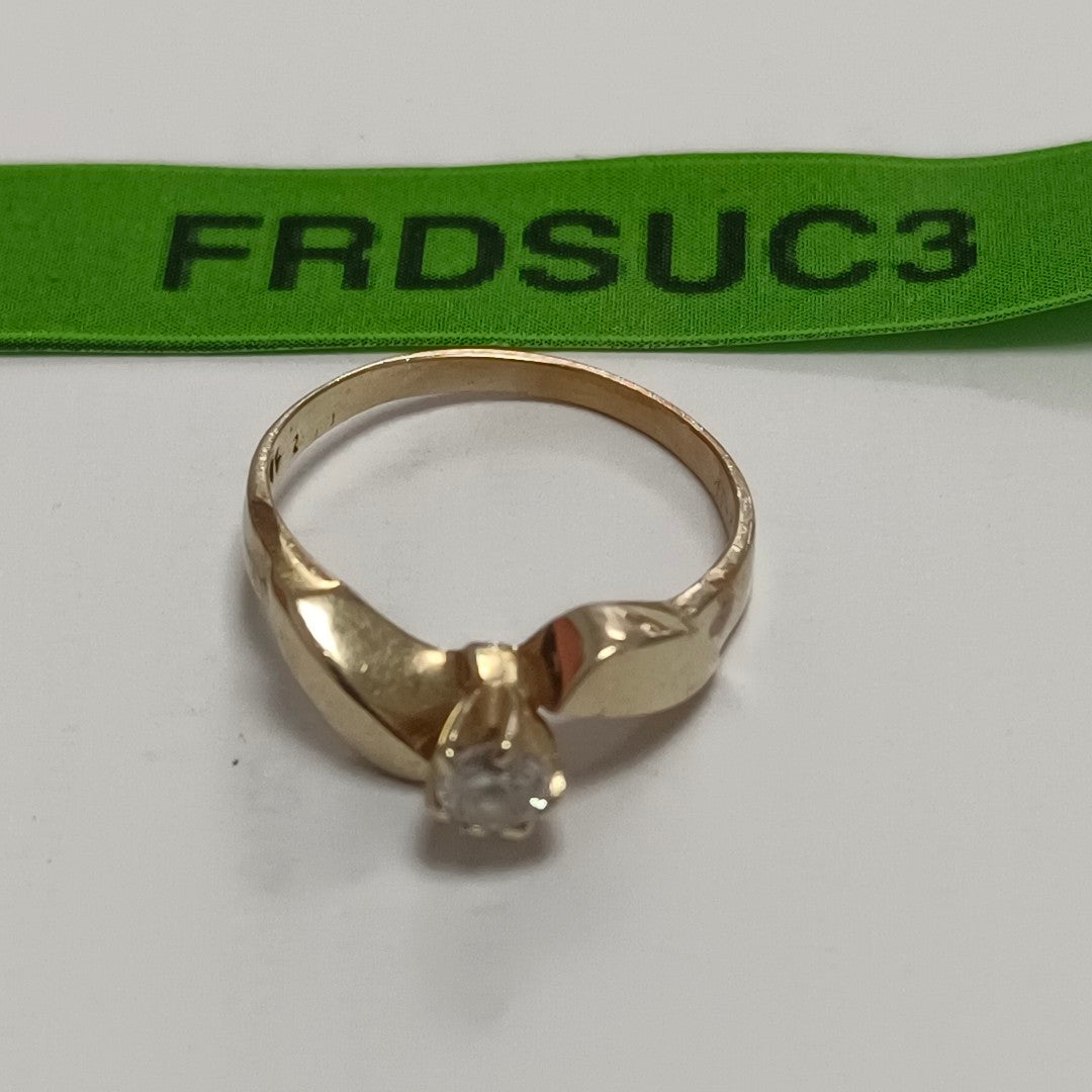 ANILLO ORO 14 K 3.1 GRMS (SEMINUEVO)