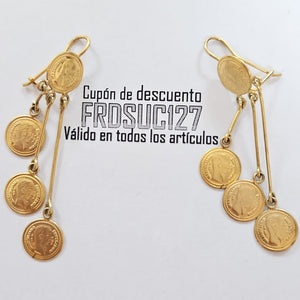 ARETES PAR ORO 10 K 6.7 GRMS (SEMINUEVO)