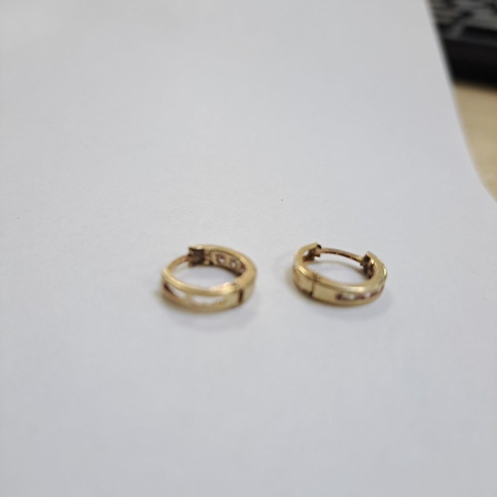 ARRACADAS PAR ORO 10 K 0.8 GRMS (SEMINUEVO)