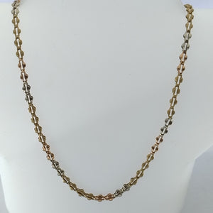 CADENA ORO COMBINADO 14 K 4,80 GRMS (SEMINUEVO)