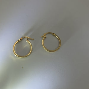 ARRACADAS PAR ORO 14 K 1.3 GRMS (SEMINUEVO)