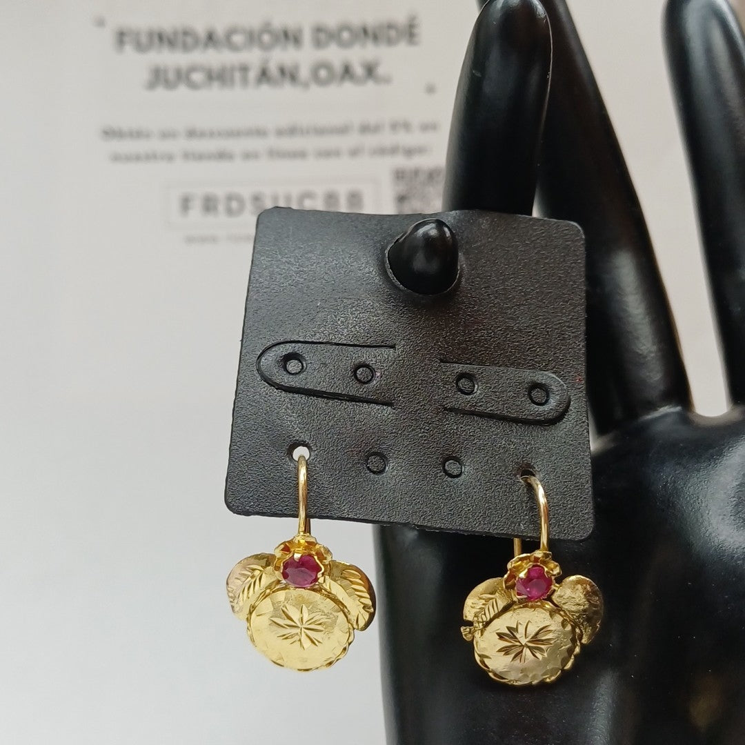 ARETES PAR ORO 10 K 2 GRMS (SEMINUEVO)