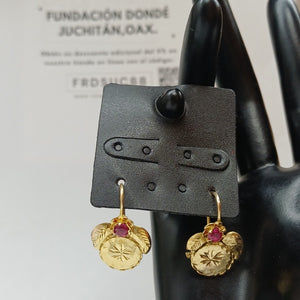 ARETES PAR ORO 10 K 2 GRMS (SEMINUEVO)