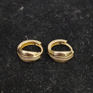 ARRACADAS PAR ORO 14 K 2.7 GRMS (SEMINUEVO)