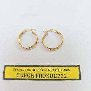 ARRACADAS PAR ORO 10 K 1.6 GRMS (SEMINUEVO)