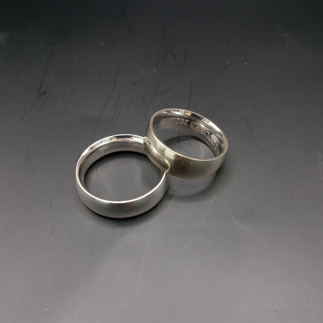 ARGOLLA ORO,ORO BLANCO 14 K 6,70 GRMS (SEMINUEVO)