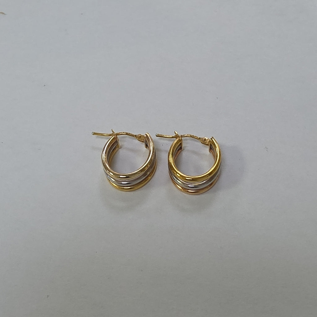 ARETES PAR ORO 14 K 1.7 GRMS (SEMINUEVO)